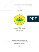 Proposal Penyewaan Futsal