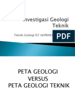Investigasi Geologi Teknik