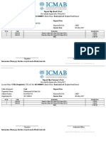 Deposit Slip (Bank's Part) : Sl. No. Code Particulars Amount (TK.)