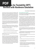 DFT - Design For Testability - Verified With Hardware Emulation