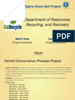 Department of Resources, Recycling, and Recovery: Lean 6-Sigma Green Belt Project