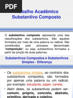 Plural Subst Compostos