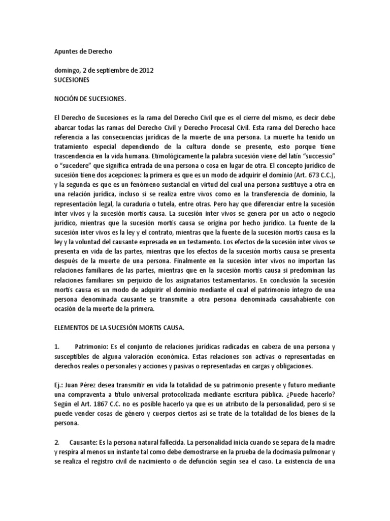 Poder para venta de derechos herenciales