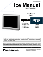 Service Manual Panasonic CT32HX40B
