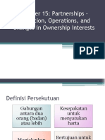 Chapter 15 Partnership, Formation, Operation
