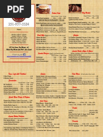 Dickey's BBQ Takeout and Delivery Menu | PDF | Barbecue | Sausage