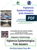 Vigilancia Epidemiologica Post Desastre