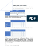 Ejemplo de Elaboración de Un MPS