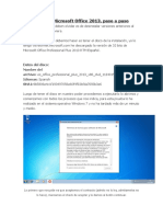 Instalar Microsoft Office 2013-PASO A PASO