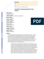 Pollack Et Al 2010 - Neurodevelopmental Effects of Early Deprivation in Post-Institutionalized Children