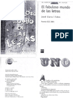 El Fabuloso Mundo de Las Letras - Jordi Sierra PDF