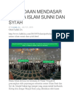 Perbedaan Mendasar Antara Islam Sunni Dan Syiah