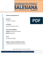 Informe Pasantias Pre-Profesionales