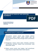 Lect 4 - Checklist & Equipments PDF