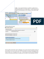 Code Debugging in 3.x:: Debugging Update/transfer Rules If You Suspect That There Is A Problem in Update Rules or