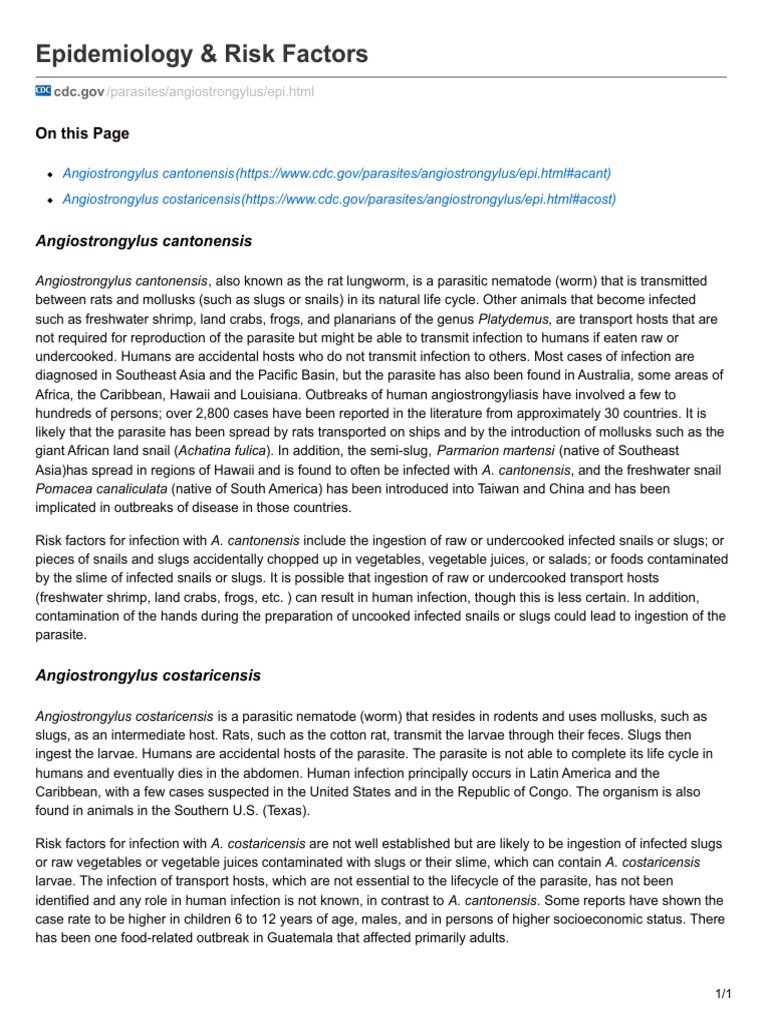 CDC - Gov-Epidemiology Amp Risk Factors | PDF | Immunology | Medical ...