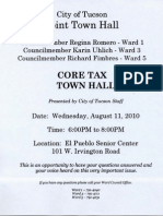 Core Tax Town Hall Invite 081110