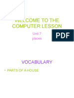 Welcome To The Computer Lesson: Unit 7 Places