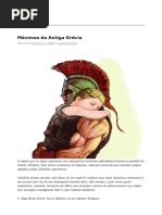 Máximas Da Antiga Grécia _ ESPARTA