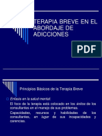 Terapia Breve en El Abordaje de Adicciones