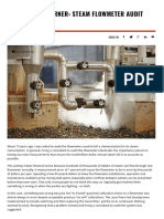 Steam Flow Meter Audit