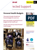 28 Personal Health Budgets