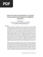 Download 23800 ID Tipologi Ideologi Resepsi Al Quran Di Kalangan Masyarakat Sumenep Madura by Miftahur Rahman Qudsy SN350704221 doc pdf