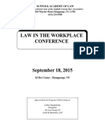 Law in the Workplace 2015