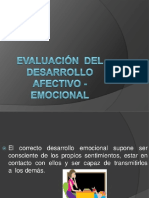 Desarrollo Afectivo y Emocional