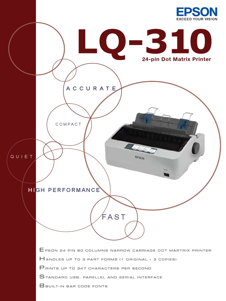 lq 310 printer driver