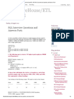 Data WareHouse - ETL TESTING - SQL Interview Questions and Answers Part1