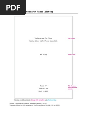 Chicago Manual of Style - Sample Paper