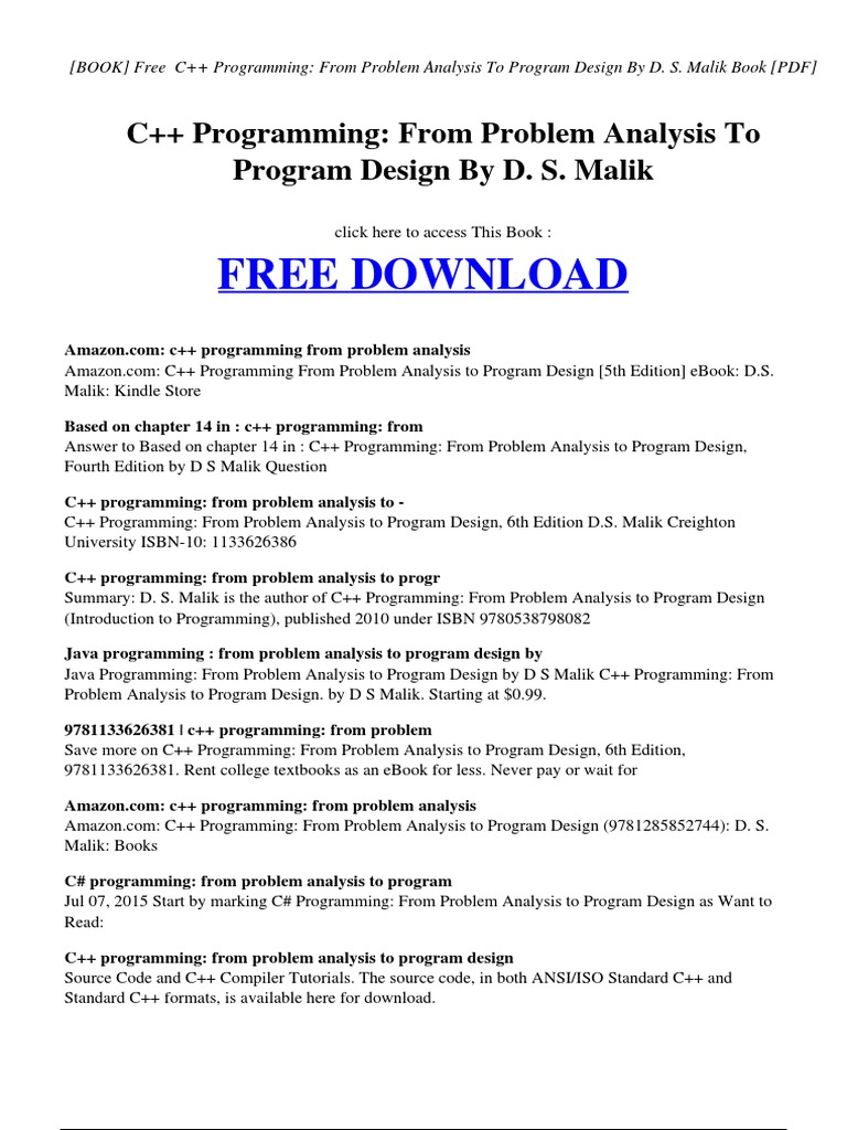 D S Malik Solution Manual