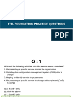 Itil Foundation Practice Questions