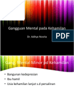 Gangguan Mental Pada Kehamilan