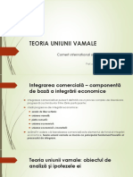 8 PPT - Teoria Uniunii Vamale