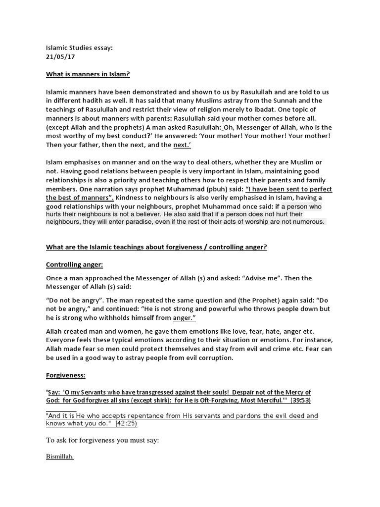 Investigating islam essay image