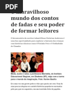 O Maravilhoso Mundo Dos Contos de Fadas e Seu Poder de Formar Leitores