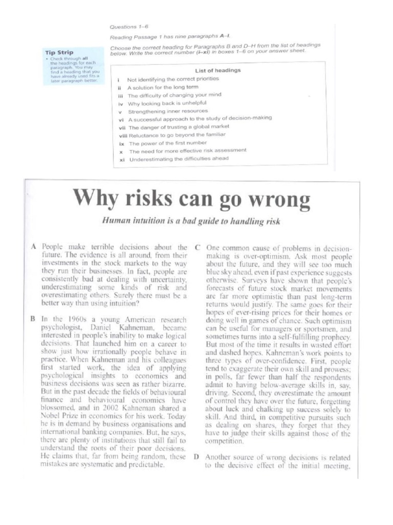Reading why risks can go wrong pdf