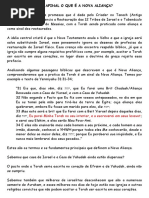 Mas Afinal o Que é a Nova Aliança