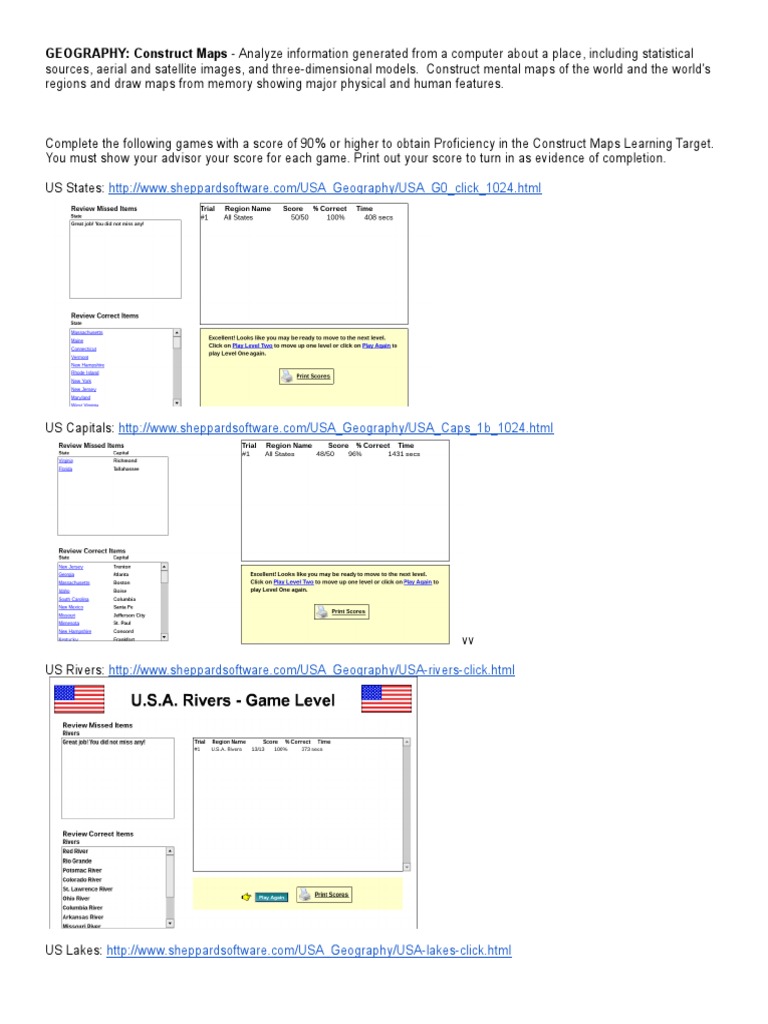 Constructmapslearningtarget Sarahq | PDF | Computers