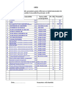 Opis Si Documente Completare 2011 3.2011