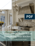 5 Must Ask Questions Before Remodeling Your Kitchen