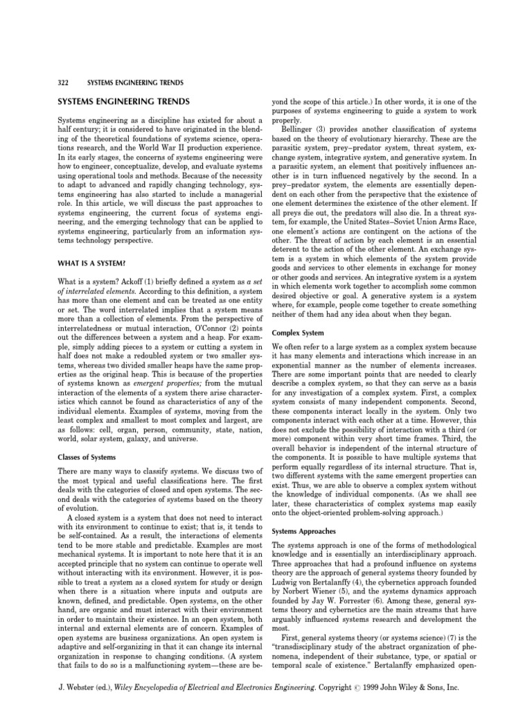 322 Systems Engineering Trends | PDF | Software Development | Software ...