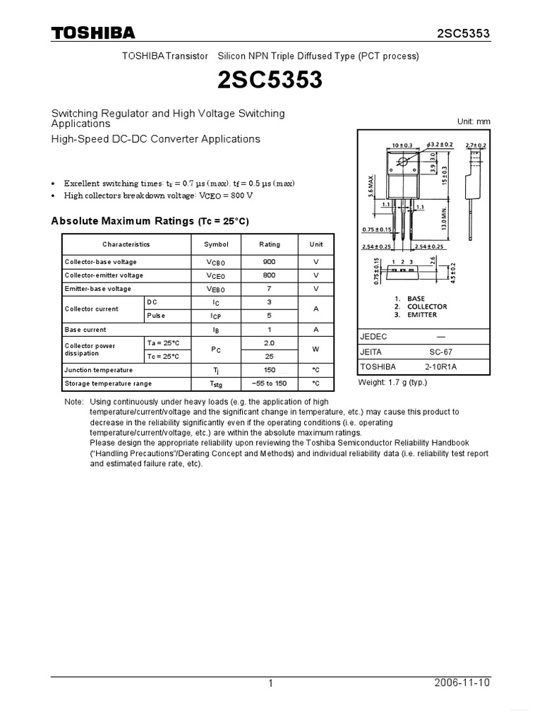C5353-Toshiba.pdf | Reliability Engineering | Safety