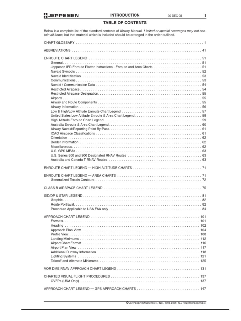 Jeppesen Introduction Full | PDF | Air Traffic Control | Instrument ...
