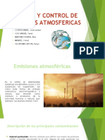 Manejo y Control de Emisiones Atmosfericas