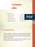 Sila Pertama Pancasila