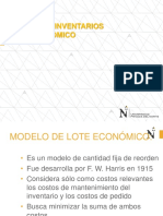 Inventarios - Modelo Q y Lote Economico - Eoq