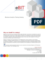 Business Analytics Training Catalog - QueBIT Trusted Experts in Business Analytics